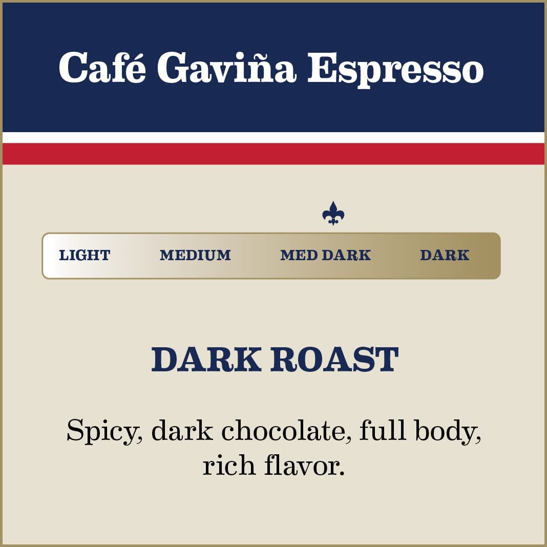 CAFÉ GAVIÑA Espresso Coffee, Rich Dark Roast Blend, Fine Ground for Lattes & Cappuccinos, 10 oz Bricks, 6 Pack