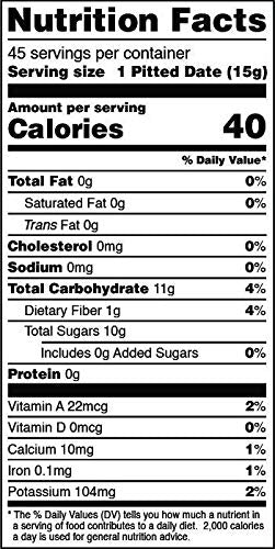 Terrasoul Superfoods Organic Pitted Medjool Dates - Soft Chewy Texture, Sweet Taste, 1.5 Lbs
