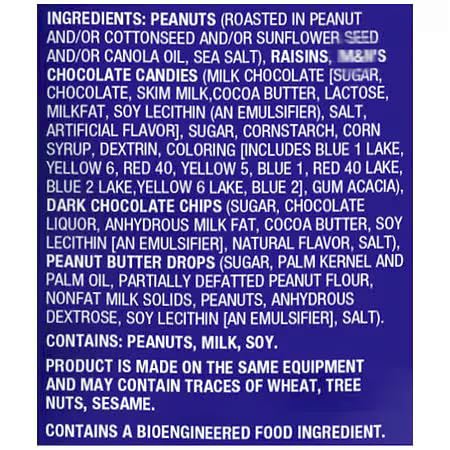 Generic Magic Nice Nut Blend Trail Mix - Peanuts, Raisins, Chocolate, Peanut Butter Drops - 9 Ounce Pack