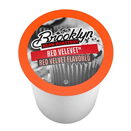 Brooklyn Beans Red Velvet Coffee Pods, Compatible with 2.0 K-Cup malt-inspired, 40 Count