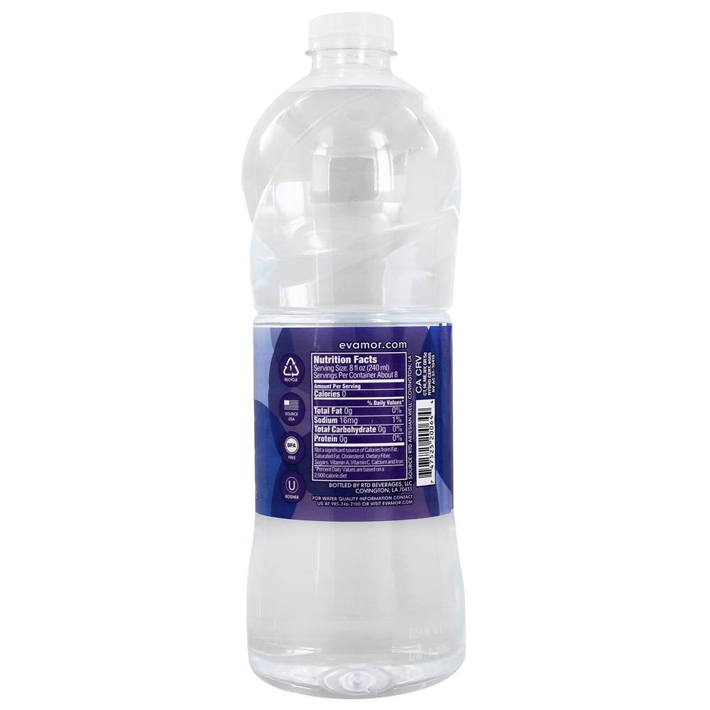 evamor Natural Alkaline Spring Water, 64 oz