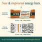 Verb Caffeinated Energy Bars Chocolate Chip Cookie Dough (26G, Pack Of 16) 110-Calorie Delicious Energy Bar, Gluten Free On-The Go Snack With 80Mg Green Tea Caffeine, Only Real-Food Ingredients