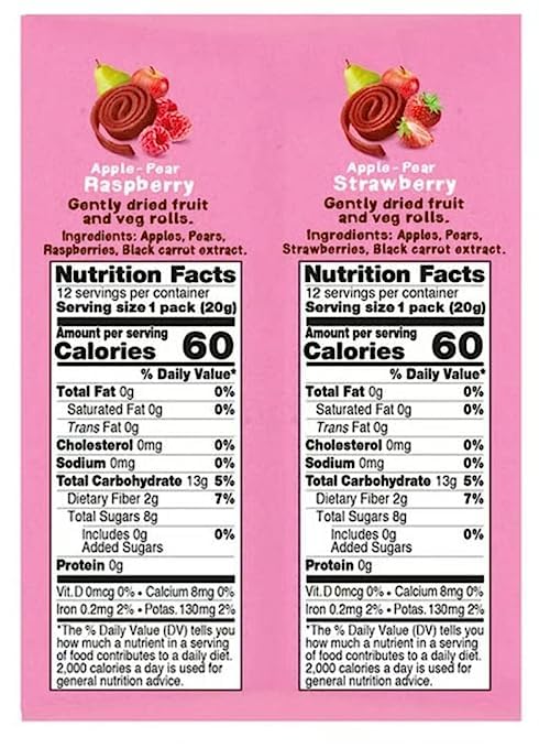 BEAR Fruit Rolls - 72 Count, Delicious Snack, No Artificial Ingredients