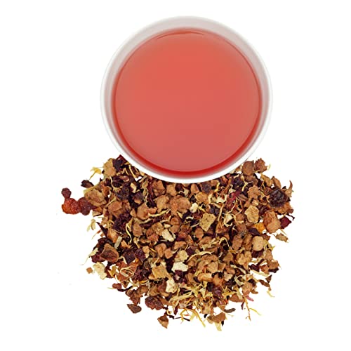 Harney & Sons Blood Orange Herbal Tea with Apple & Raspberry, 4 oz Loose Leaf