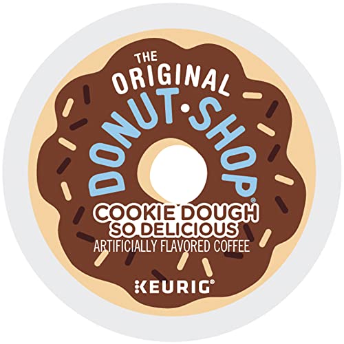 The Original Donut Shop Cookie Dough So Delicious Coffee, Single-Serve Keurig K-Cup Pods, 60 Count