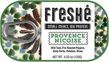 Fresh   Gourmet Canned Tuna (Provence Nicoise, 10 Pack) Healthy High-Protein Snack & Ready to Eat Meal - Premium All-Natural, No