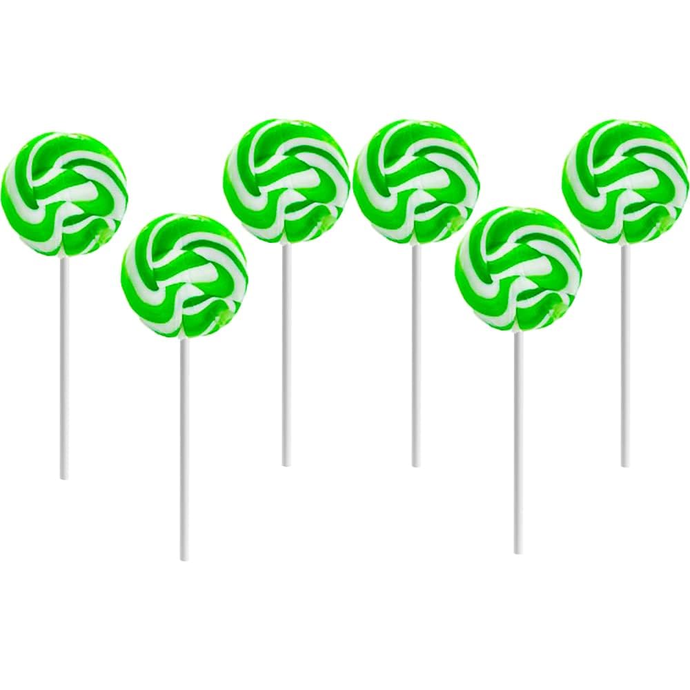 Fruidles St. Patrick's Day Swirl Lollipops, Party Favor Box, Individually Wrapped (12-Pack)