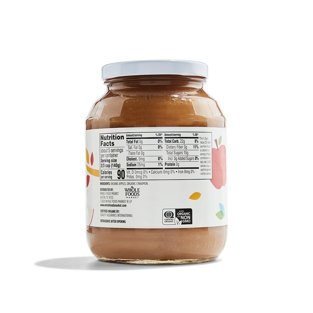 365 By Whole Foods Market, Organic Cinnamon Apple Sauce, 24 Ounce