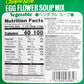 Kikkoman Egg Flower Soup Mix, Vegetable, 1.05 Ounce, Pack Of 12