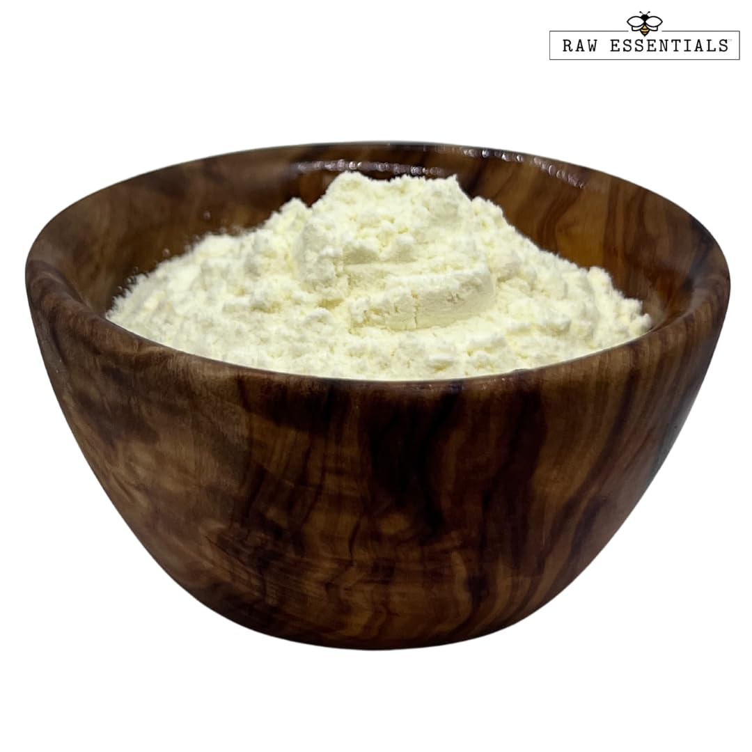 Raw Essentials Buttermilk Powder - Tangy And Creamy Flavor - Used In Baking, Salad Dressings, And Flour Dredges - Non-Gmo And Gl