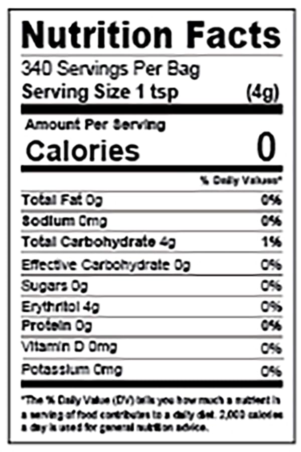 Health Garden Monk Fruit Sweetener, Classic - Non Gmo - Gluten Free - Sugar Substitute - Kosher - Keto Friendly (3 Lbs)