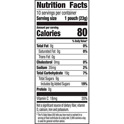 Pokemon Fruit Flavored Snacks, Treat Pouches, Gluten Free, 10 Ct