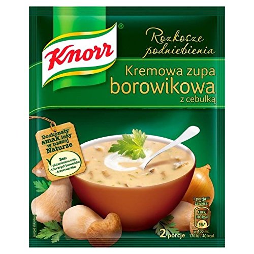 Knorr Mushroom Soup with Onion Fix, 3-Pack (3x50g), Convenient Meal Option, Easy to Prepare