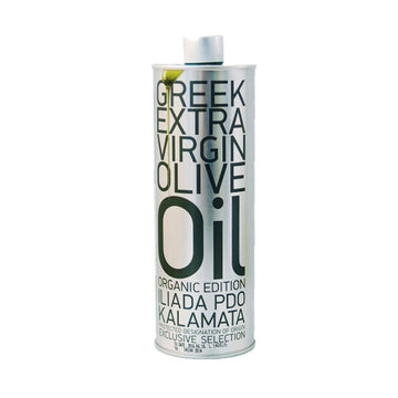 Kalamata Extra Virgin Olive Oil, ORGANIC (Iliada) 500 ml Tin