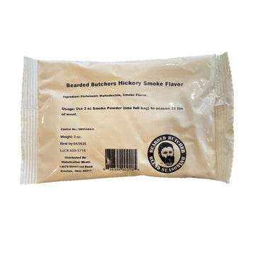 Bearded Butchers Hickory Smoke Flavor Powder - 3 Oz For 25 Lb Meat