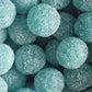 LYZAS SWEETS &   Barnetts Mega Sour  s - Extremely Sour Candy - 3.2 oz Bag - Blue Raspberry