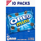 OREO Mini Chocolate Sandwich Cookies, 10 Snack Packs