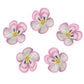 O'Creme Pansy Royal Icing Sugar Flower 1-1/4 Inch - for Cake Decorating - Decorations for Cakes, Cupcake Toppers - Birthday, Wed