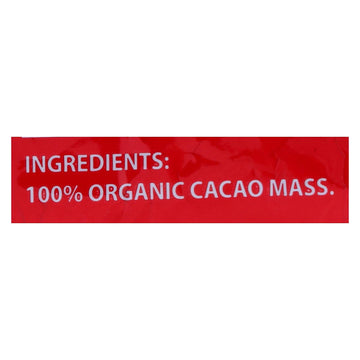 Pascha Organic Unsweetned 100% Dark Chocolate Chips, 8.75 Oz- 6 Pack