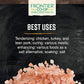 Frontier Co-Op Fine Ground Himalayan Pink Salt, 1-Pound Bulk Bag, Hand-Mined, Kosher, Non Irradiated, Non Eto