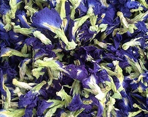 Ancient Herb Butterfly Pea Flower Tea, Non-GMO, 3.52 oz for Blue & Purple Drinks, Natural Food Coloring