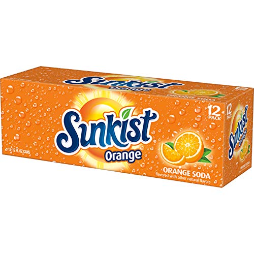 Sunkist Orange Soda  12 Fl Oz (Pack of 12)