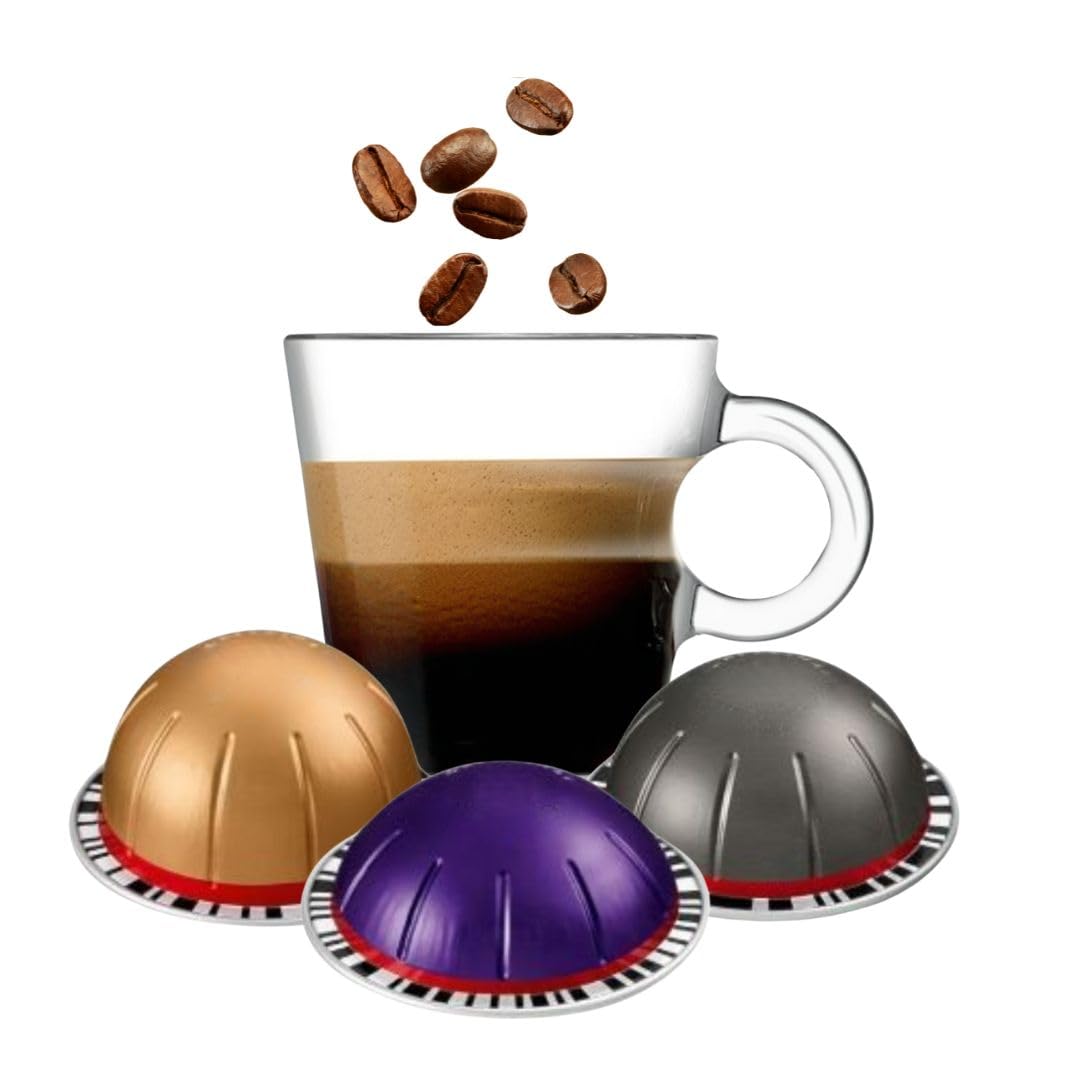 Coffee Units Assortment (30 Count  Melozio+Altissio+Fortado (Decaffeinato))