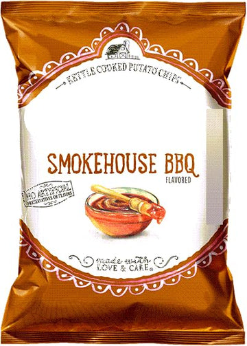 Smokehouse Bbq Kettle Cooked Potato Chips, 1.375 Ounce Bags (Pack Of 8)