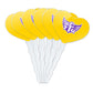 GRAPHICS & MORE Cupcake Picks Set of 6 - Acrylic, Tennessee Technological University, Heart Decoration, One Size, Model CUPCAKE.HEART.CLCTNT.Z007752