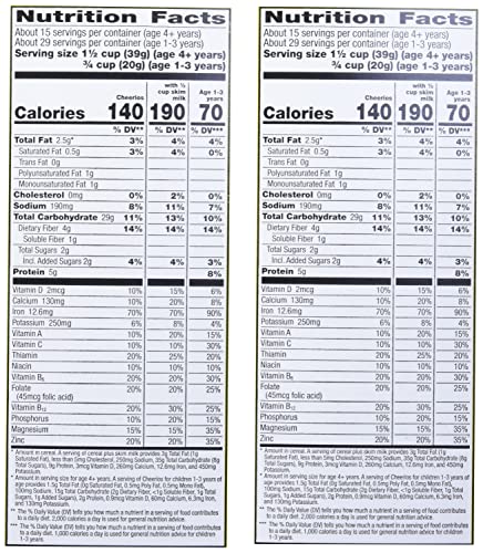 American Standart Cheerios Gluten-Free Cerea No Artificial Flavors, 40.7 Ounce (Pack Of 2)