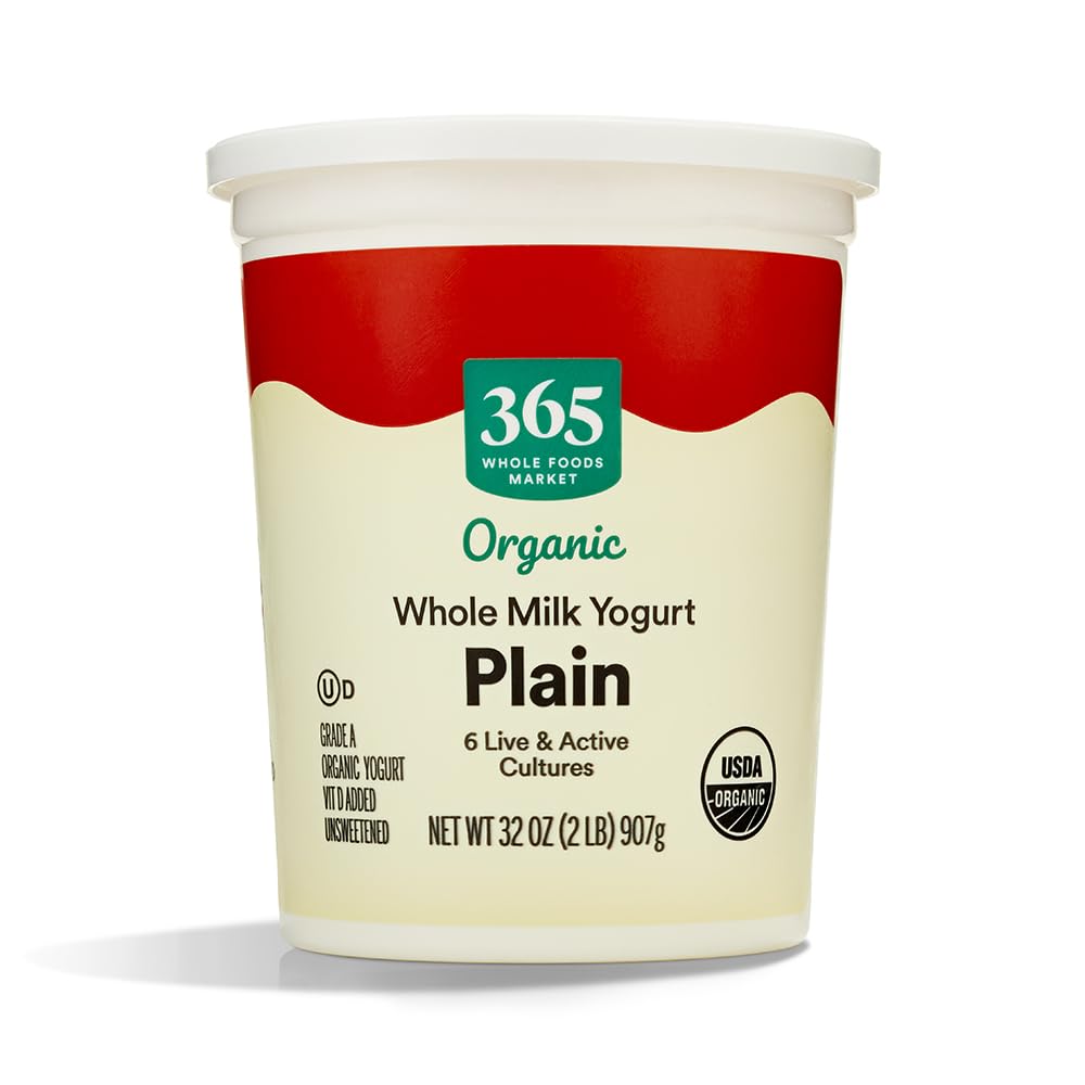 365 Everyday Value, Organic Plain Whole Milk Yogurt, 32 oz