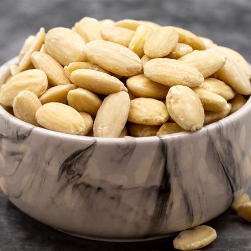 Yupik Whole Blanched California Almonds, 2.2 Lb, Skinless, Unsalted, Gluten-Free, Kosher, Raw, Good Source Of Protein, Fiber, Iron & Calcium, Low In Carb, Pack Of 1