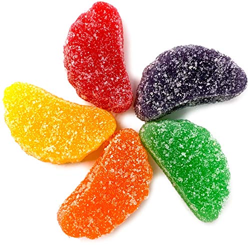 Sweetgourmet Assorted Fruit Slices | Bulk Jelly Candy | 1 Pound