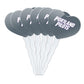 GRAPHICS & MORE Cupcake Picks Set of 6, Heart Decoration, One Size, Acrylic, University of Portland