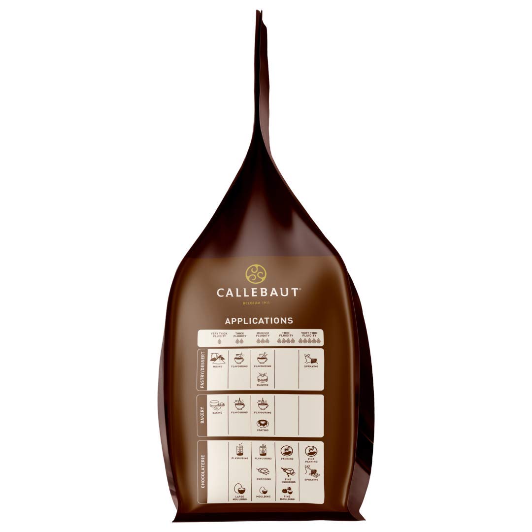 Callebaut Belgian Dark Couverture Chocolate Semisweet Callets 54.5% 5.5 lbs Dark Chocolate Callets