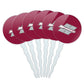GRAPHICS & MORE Cupcake Picks Set of 6, Acrylic, Henderson State University, One Size, Model CUPCAKE.ROUND.CLCHSU.Z008454