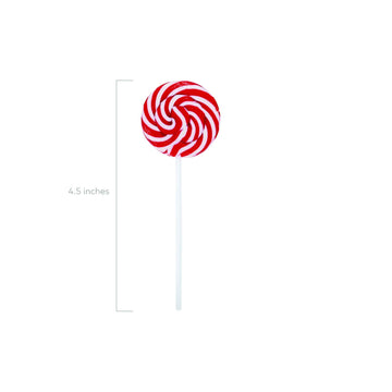 Swirl Lollipop Sucker - Bulk Set Of 24 Individually Wrapped Pops - Candy Buffets, Graduation Parties, Anniversaries & Weddings,