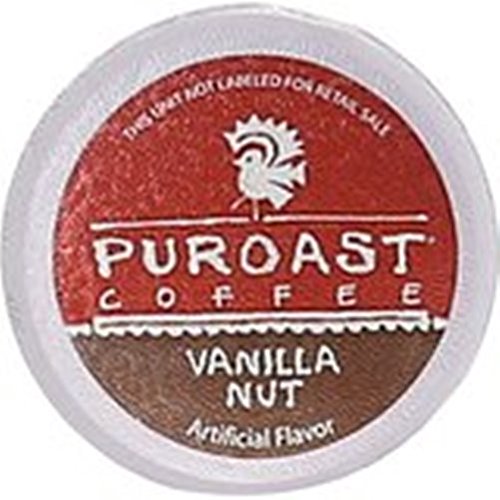 Puroast Coffee Single-Serve Pods, Bold Vanilla Nut Flavor, Compatible with Keurig 2.0, 72 Count, Brown