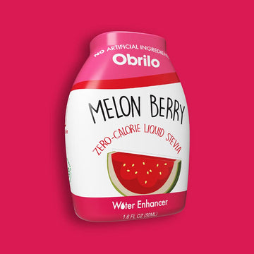 Stevia infused, Sugar free, Zero calorie, All natural liquid water enhancer (Melon Berry, Pack of 3)
