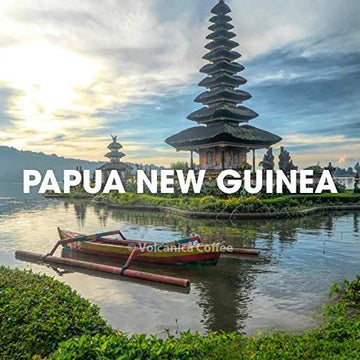 Papua New Guinea Coffee, Whole Bean, Fair Trade, Fresh Roasted, 5 Lbs