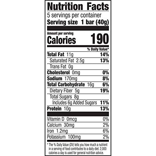 Nature Valley Protein Granola Bars, Blueberry Nut, Chewy Snack Bars, 5 Bars, 7.1 OZ