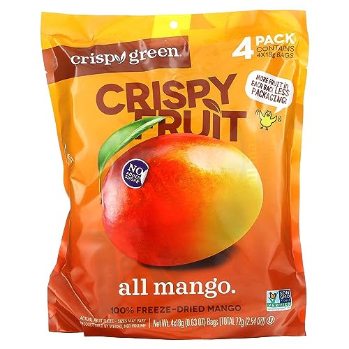 Crispy Green Freeze Dried Mango, 2.54 OZ