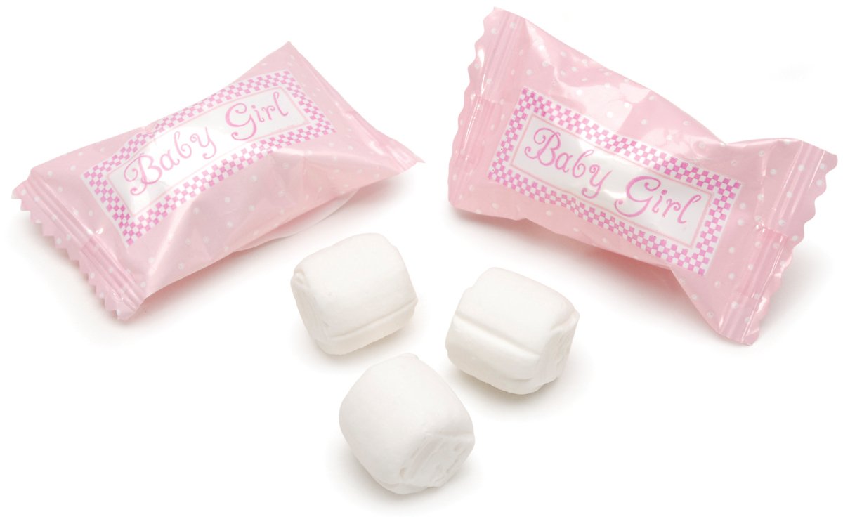 One Pack Of 50 Piece It'S A Girl Buttermints, 7 Ounce