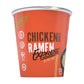 RAMEN EXPRESS Chicken Flavor Ramen Cup Noodle, 2.25 Oz Each (Pack Of 12) by Chef Woo | Vegetarian Ramen Noodles | No Added MSG |