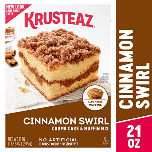 Krusteaz Cinnamon Swirl Crumb Cake & Muffin Mix