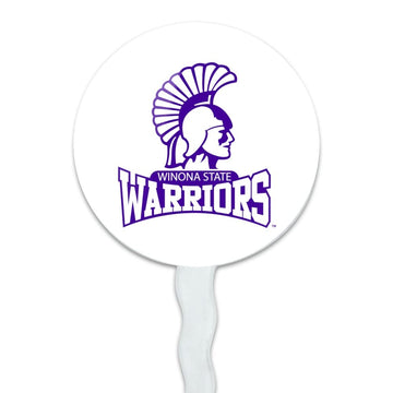 Winona State University Secondary Logo Cupcake Picks Toppers Decoration Set Of 6