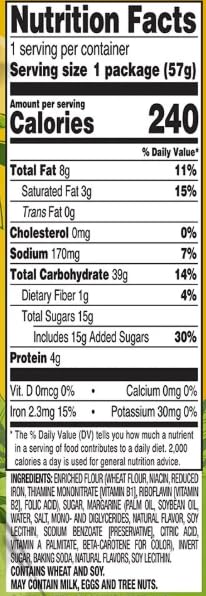 Animal Cookies, Bite-Sized Snack Packs, No Artificial Flavors, No High Fructose Corn Syrup, 2 oz Bags, 36 Count