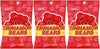 Sweets Cinnamon Bears Candy, 7 Ounce Resealable Bag, Pack of 3