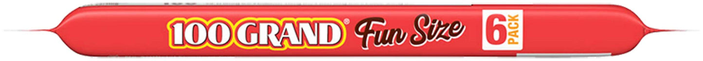 100 Grand Fun Size, 4.5 oz, 6 Count (Pack of 1)
