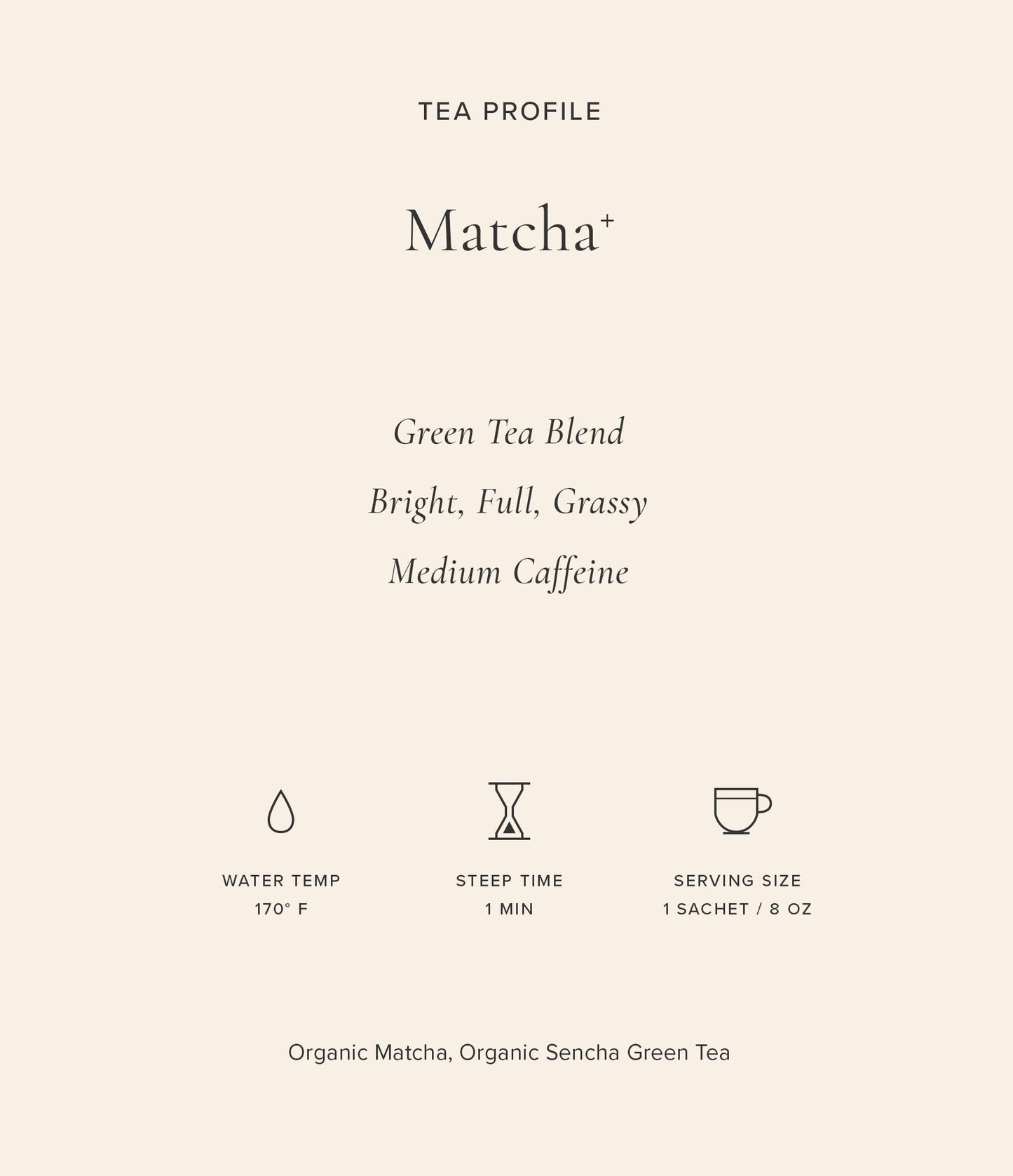 Art of Tea | Organic Matcha+ | Matcha Green Tea | 50 Count Eco Friendly Pyramid Tea Bags Sachets